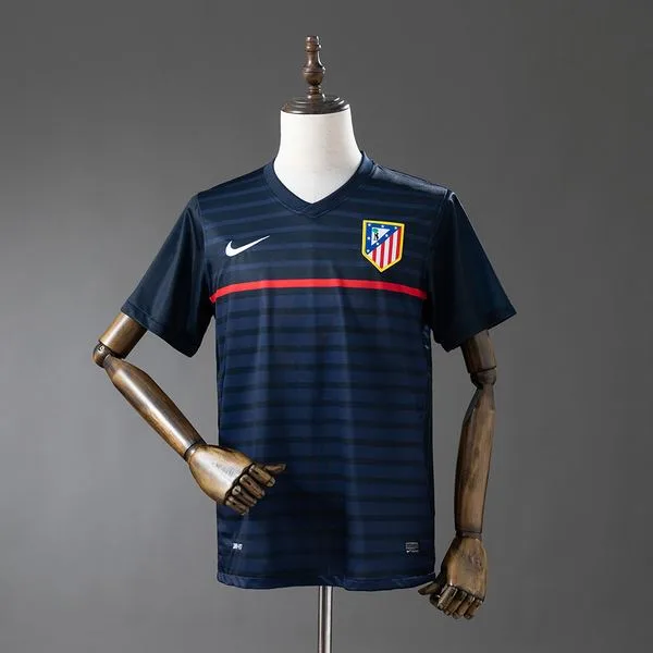 Camiseta de fútbol Atlético Madrid 2011/12 VISITANTE MANGA CORTA VERSION FAN